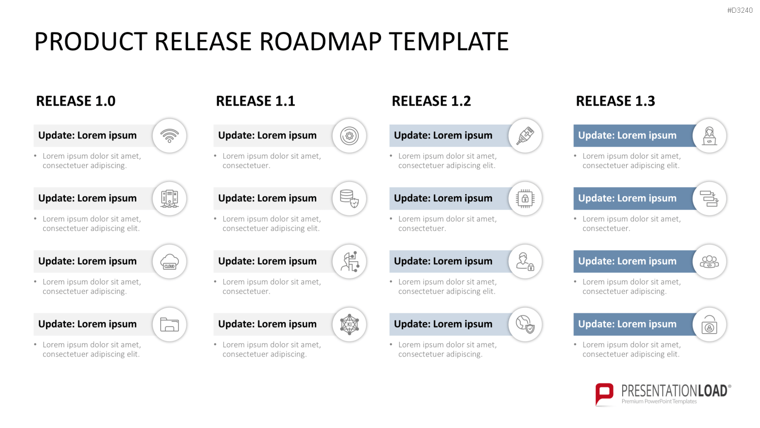 Roadmap-Toolbox PowerPoint-Vorlage