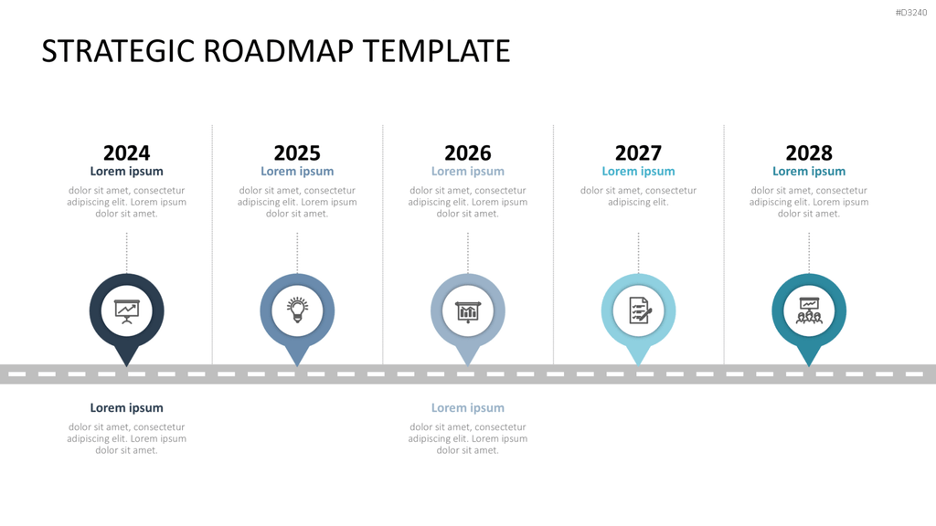 Roadmap-Toolbox PowerPoint-Vorlage