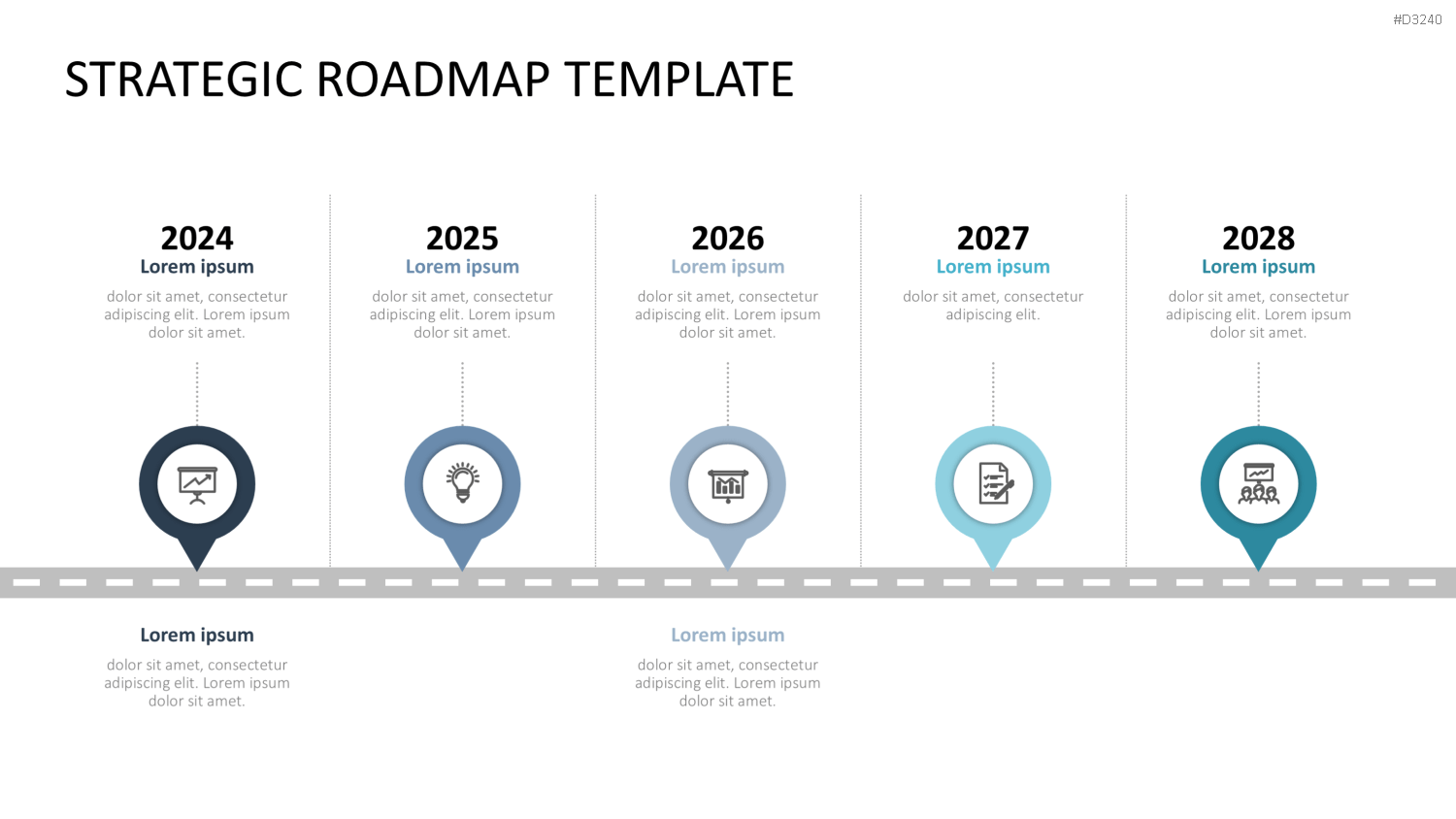 Roadmap-Toolbox PowerPoint-Vorlage