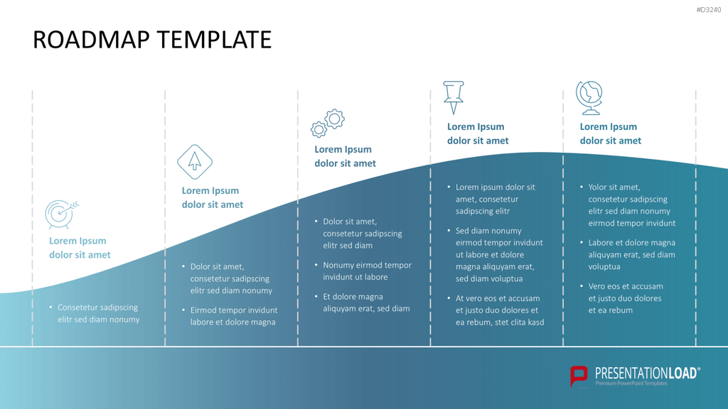 Roadmap-Toolbox PowerPoint-Vorlage