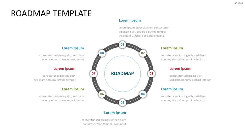 Roadmap-Toolbox PowerPoint-Vorlage
