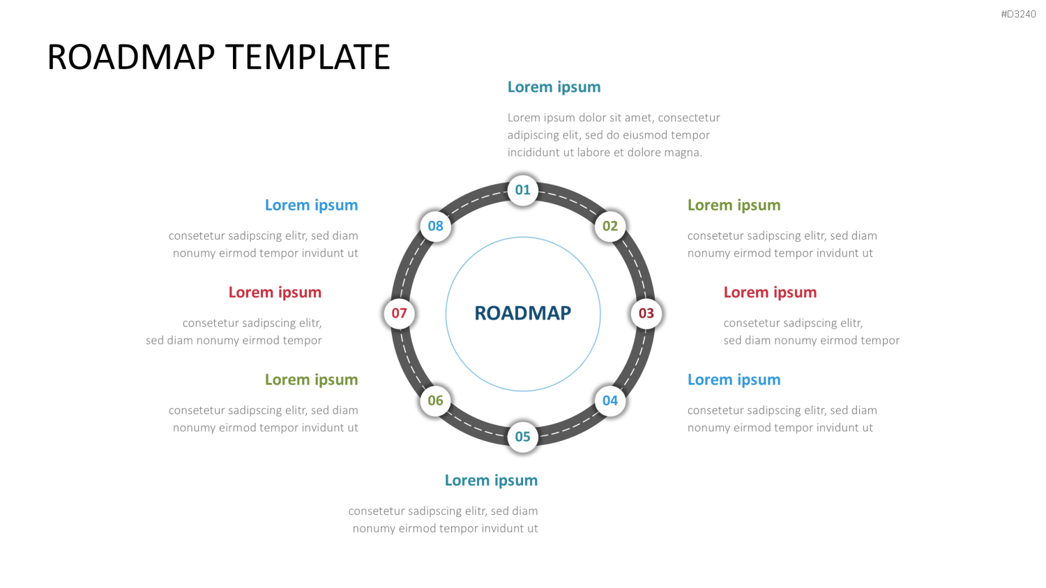 Roadmap-Toolbox PowerPoint-Vorlage