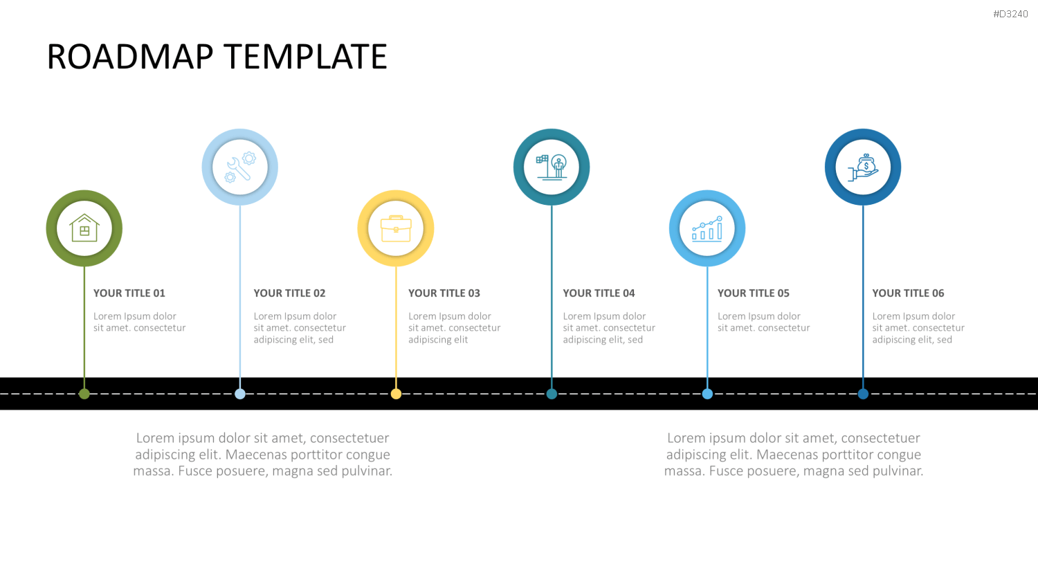 Roadmap-Toolbox PowerPoint-Vorlage