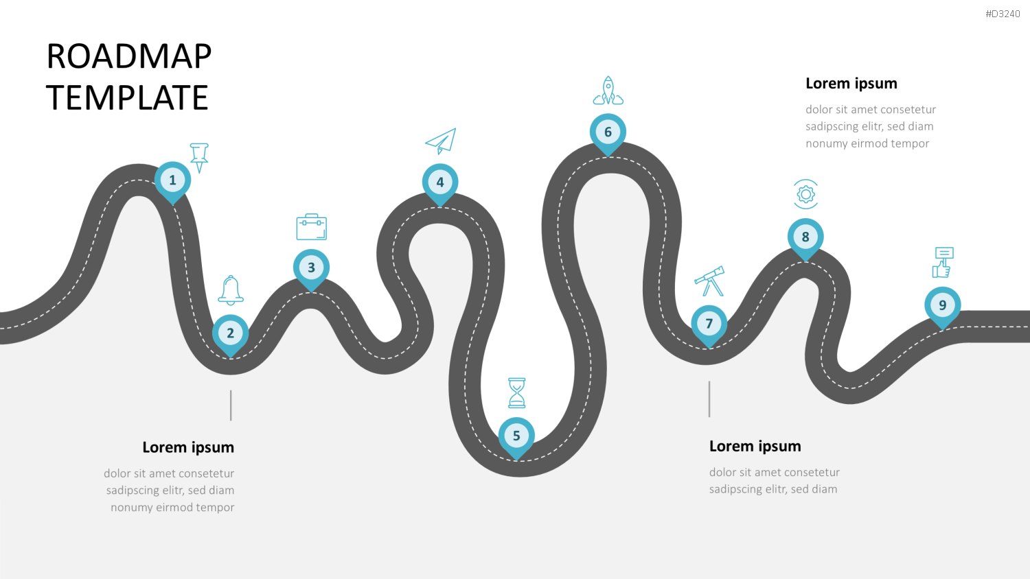 Roadmap-Toolbox PowerPoint-Vorlage
