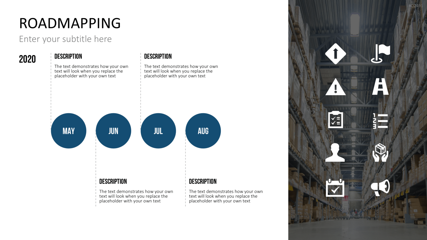 Roadmapping PowerPoint-Vorlage