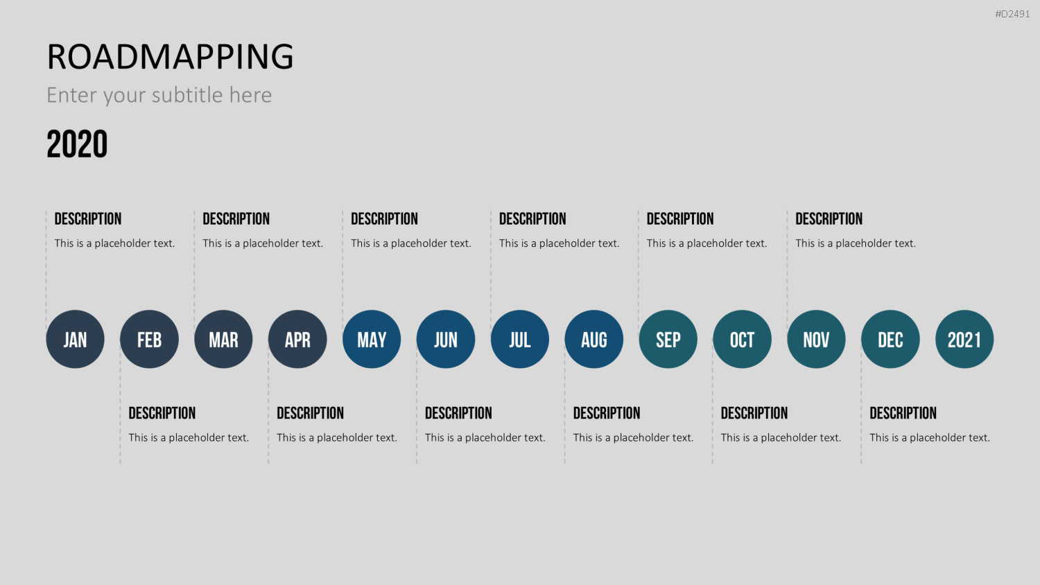 Roadmapping PowerPoint-Vorlage