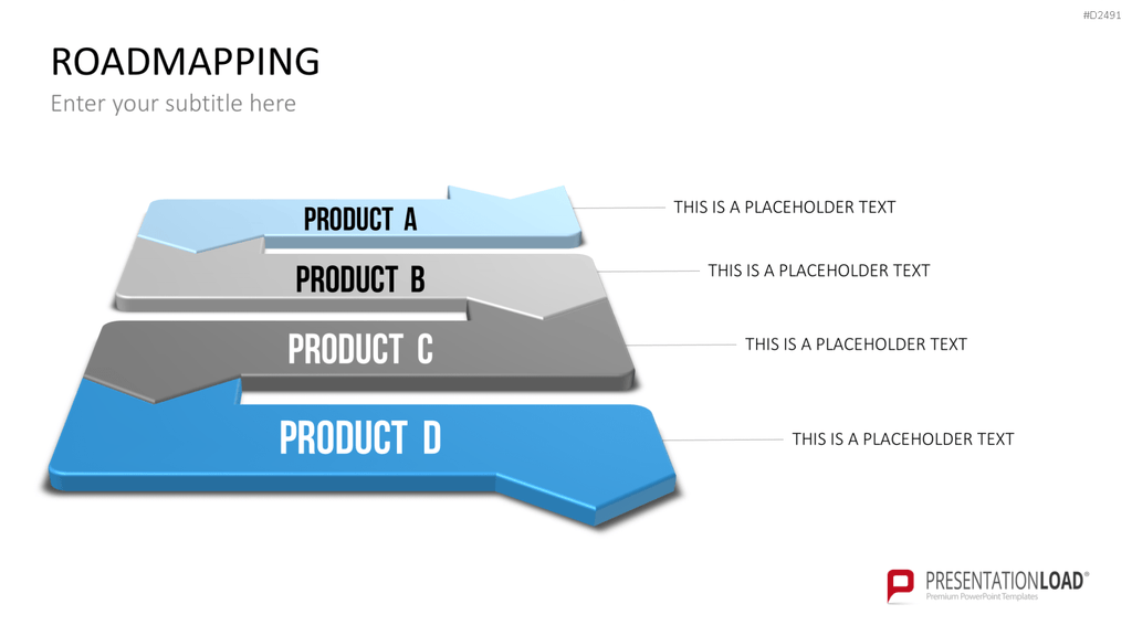 Roadmapping PowerPoint-Vorlage