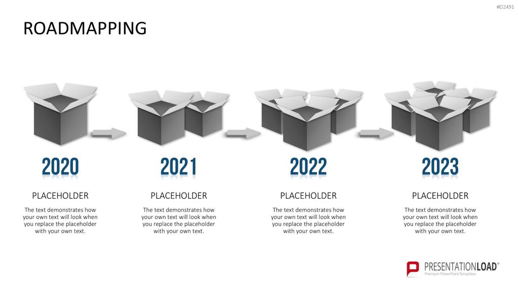 Roadmapping PowerPoint-Vorlage