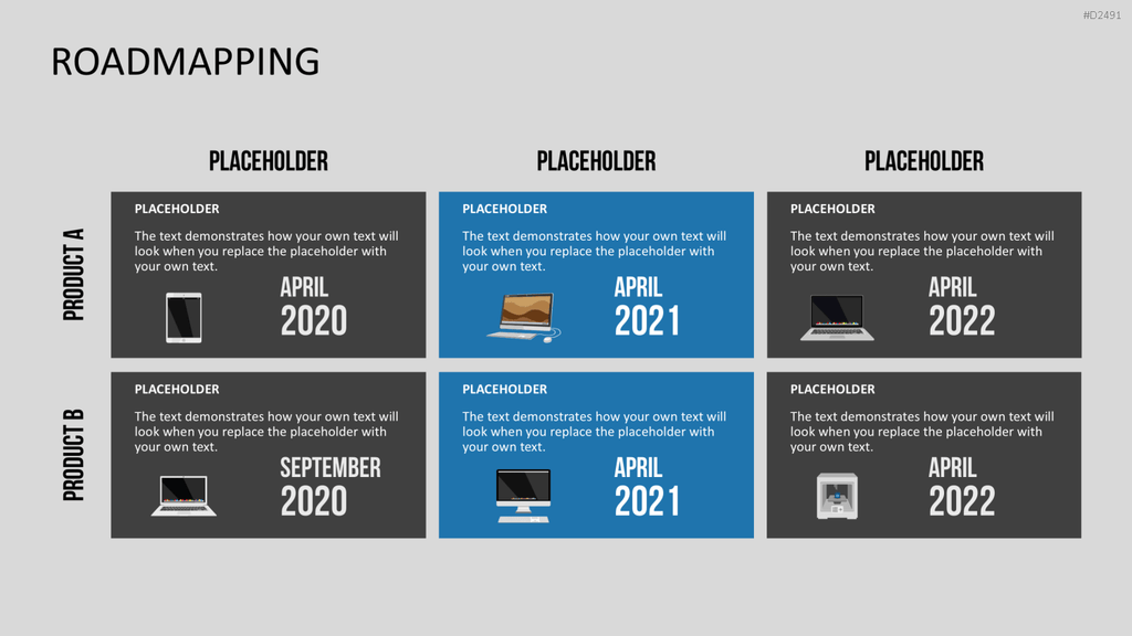 Roadmapping PowerPoint-Vorlage