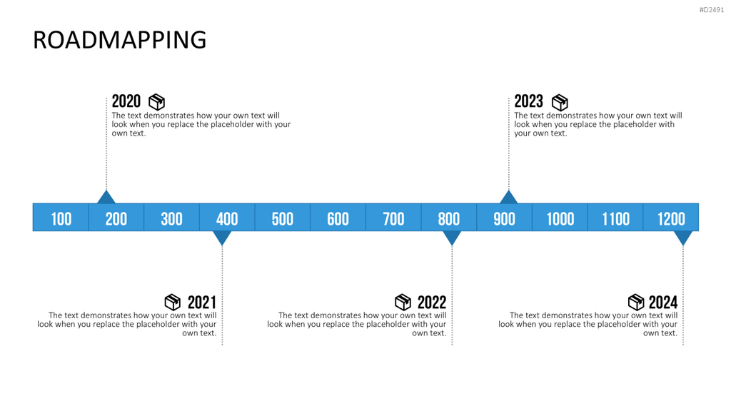 Roadmapping PowerPoint-Vorlage