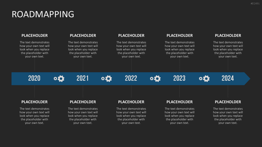 Roadmapping PowerPoint-Vorlage