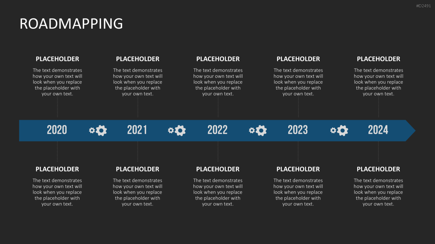 Roadmapping PowerPoint-Vorlage
