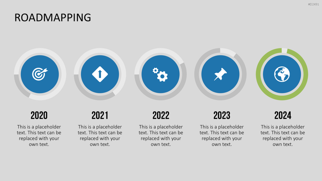 Roadmapping PowerPoint-Vorlage
