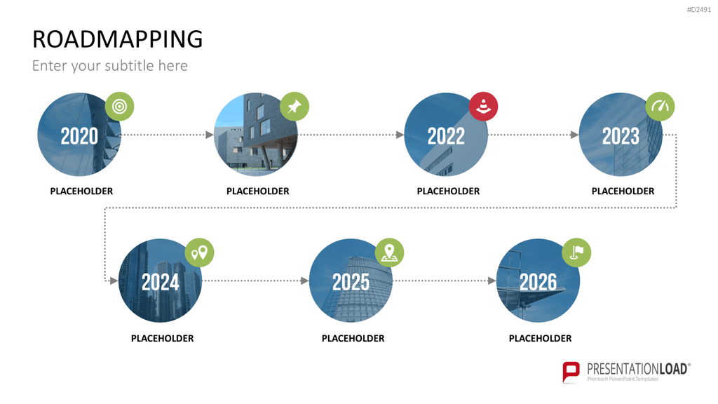 Roadmapping PowerPoint-Vorlage