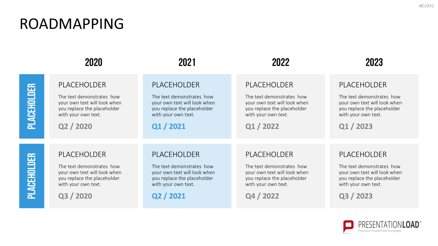 Roadmapping PowerPoint-Vorlage
