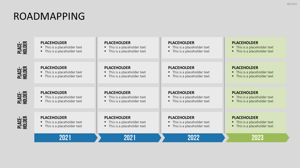 Roadmapping PowerPoint-Vorlage