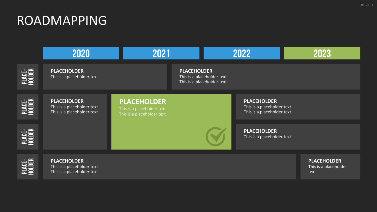 Roadmapping PowerPoint-Vorlage