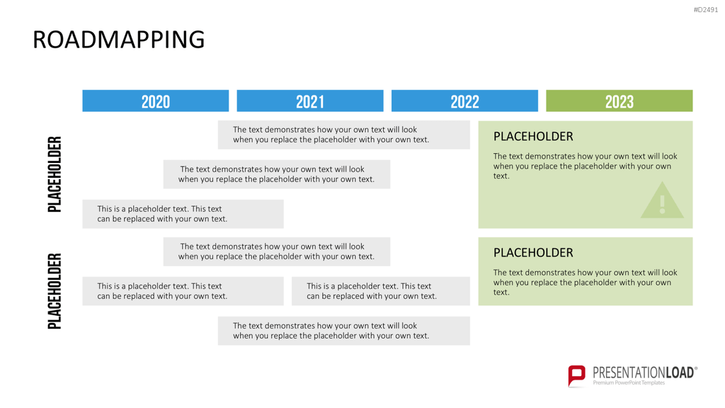 Roadmapping PowerPoint-Vorlage