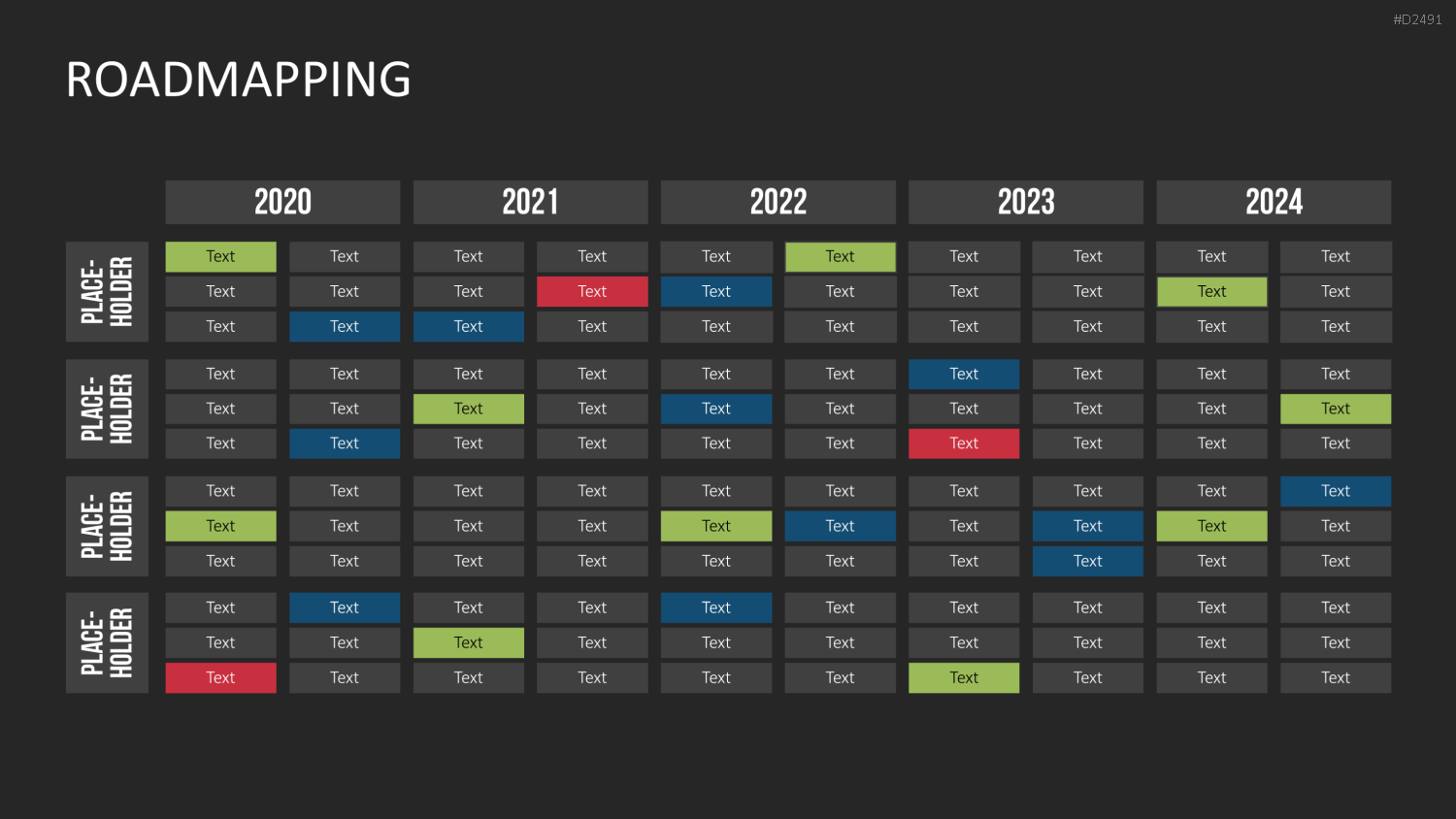 Roadmapping PowerPoint-Vorlage