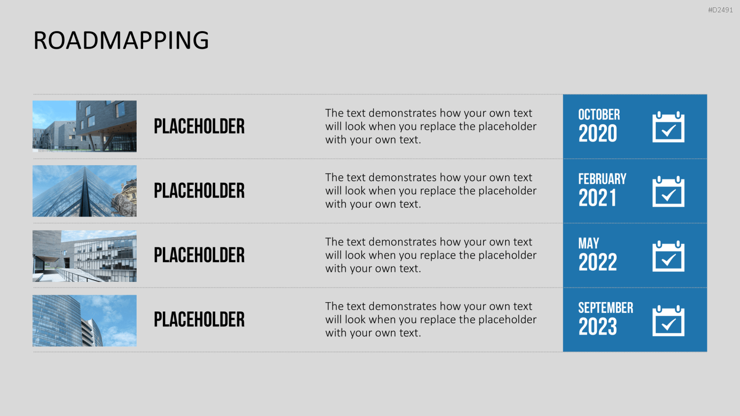 Roadmapping PowerPoint-Vorlage