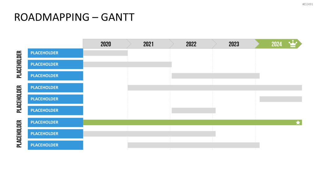 Roadmapping PowerPoint-Vorlage