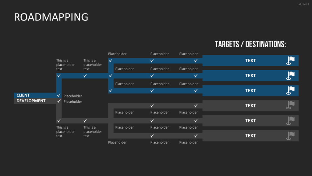 Roadmapping PowerPoint-Vorlage
