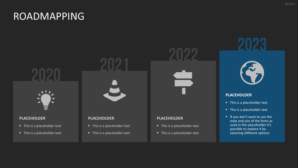 Roadmapping PowerPoint-Vorlage
