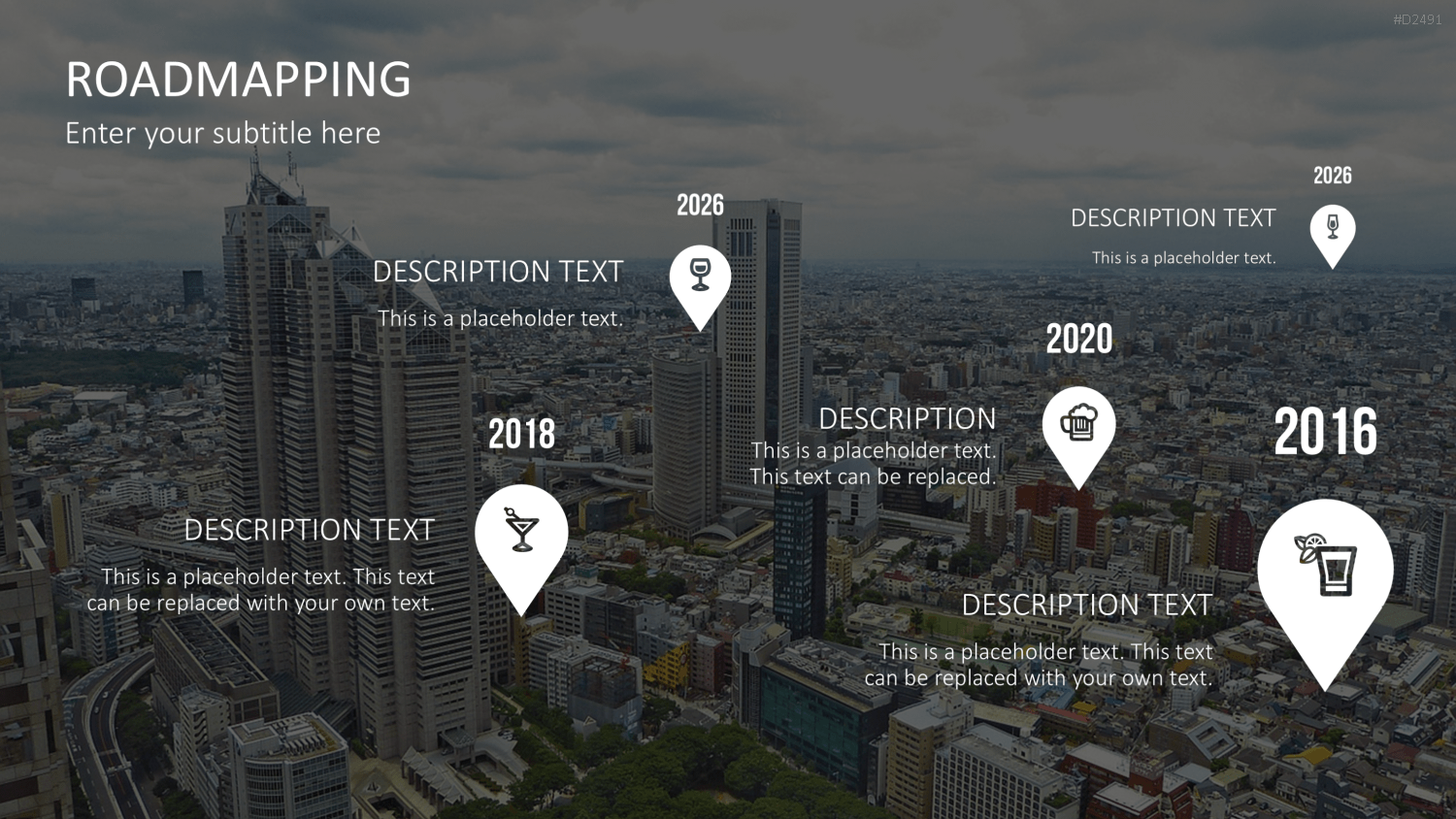 Roadmapping PowerPoint-Vorlage