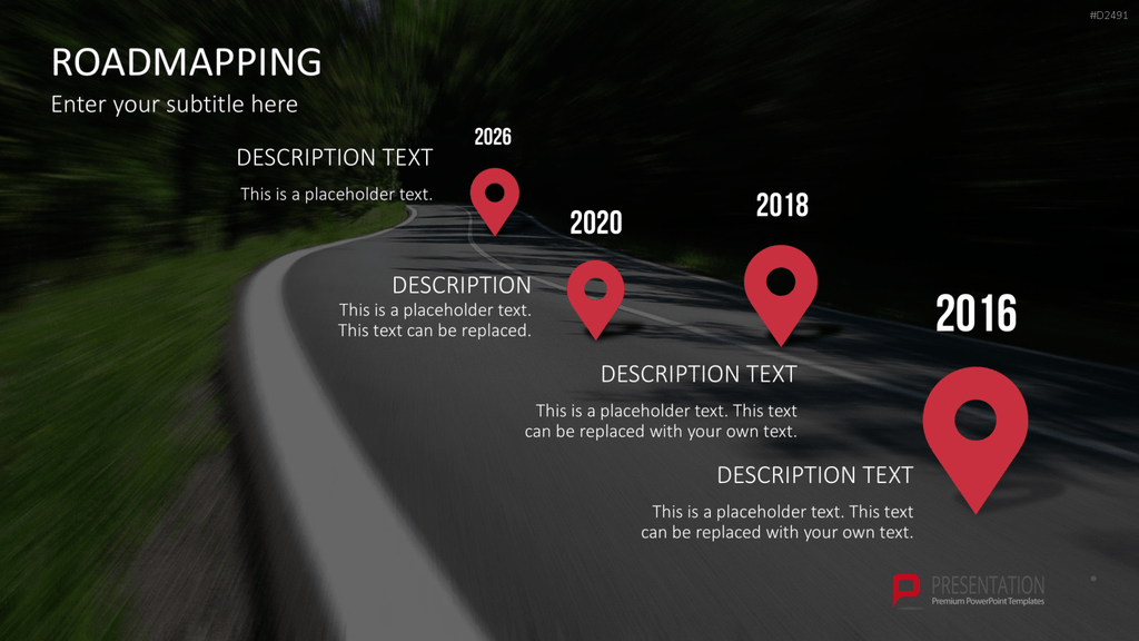 Roadmapping PowerPoint-Vorlage