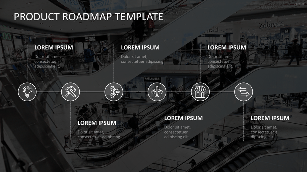 Roadmaps-Bundle PowerPoint-Vorlage