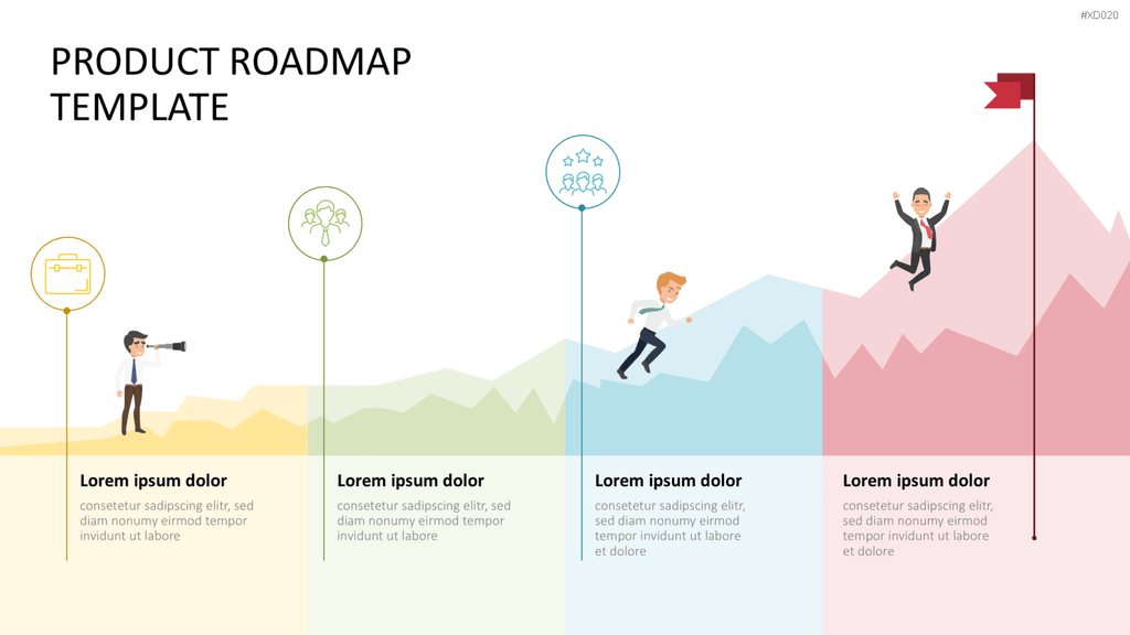 Roadmaps-Bundle PowerPoint-Vorlage
