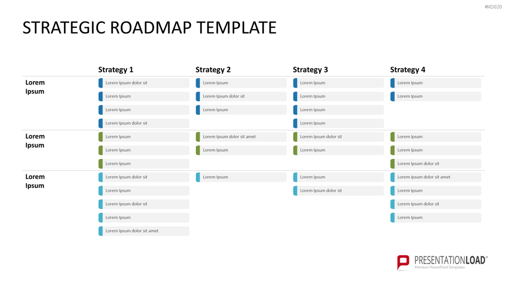 Roadmaps-Bundle PowerPoint-Vorlage