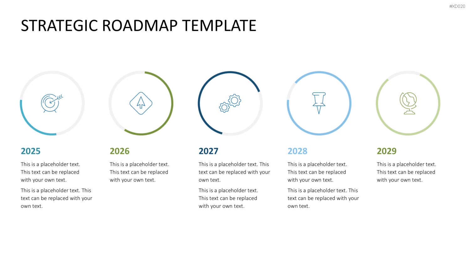 Roadmaps-Bundle PowerPoint-Vorlage