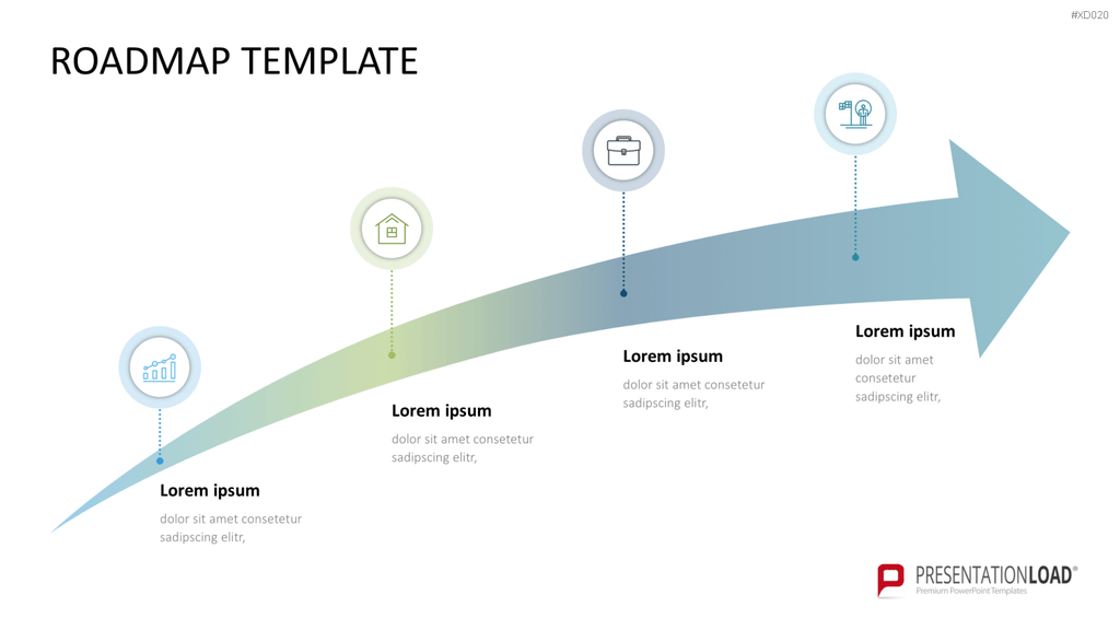 Roadmaps-Bundle PowerPoint-Vorlage