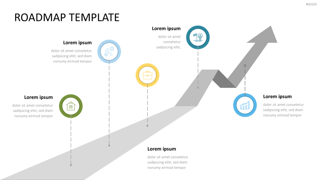 Roadmaps-Bundle PowerPoint-Vorlage