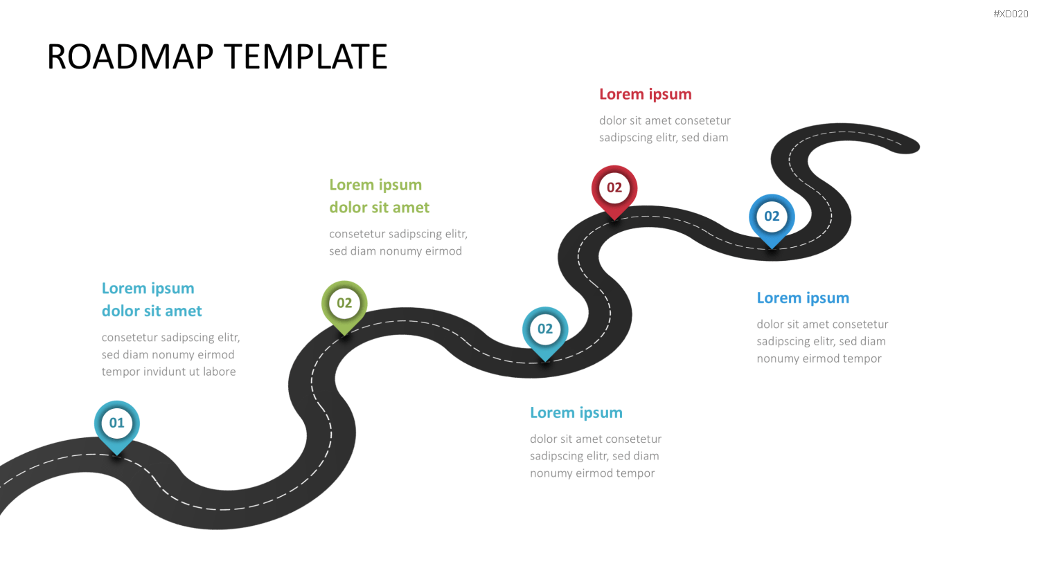 Roadmaps-Bundle PowerPoint-Vorlage
