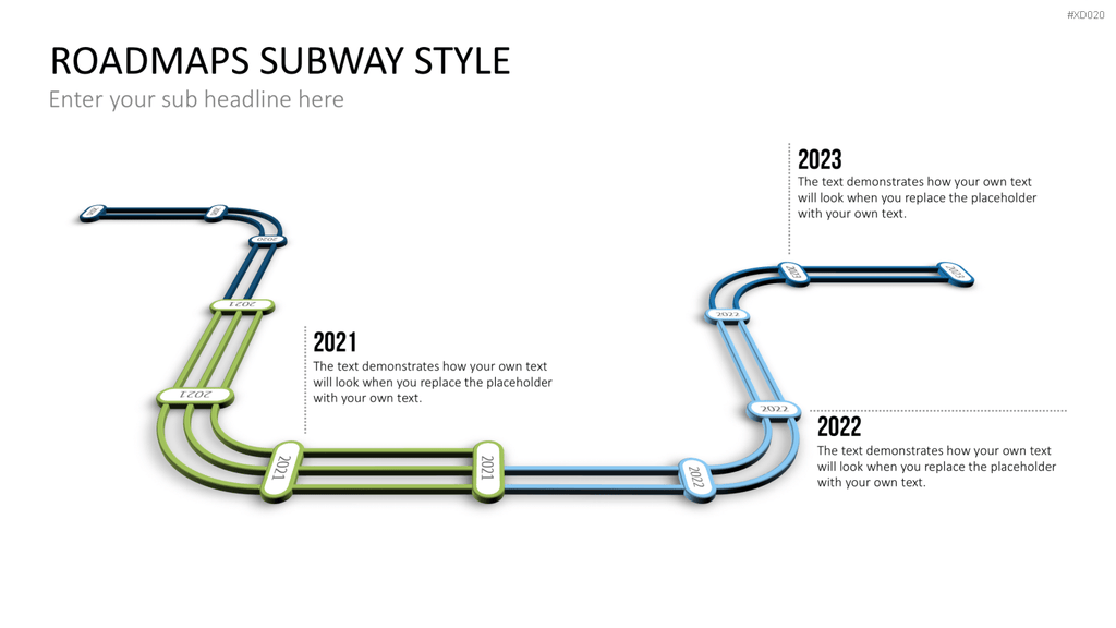 Roadmaps-Bundle PowerPoint-Vorlage