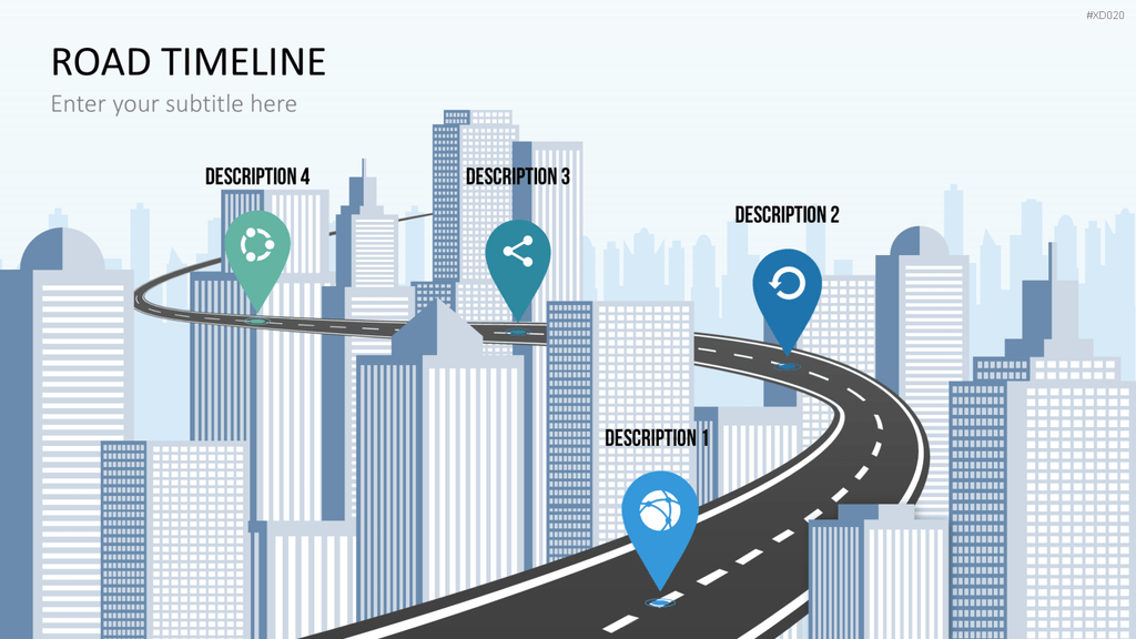 Roadmaps-Bundle PowerPoint-Vorlage