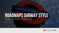 Roadmaps Subway Style PowerPoint-Vorlage