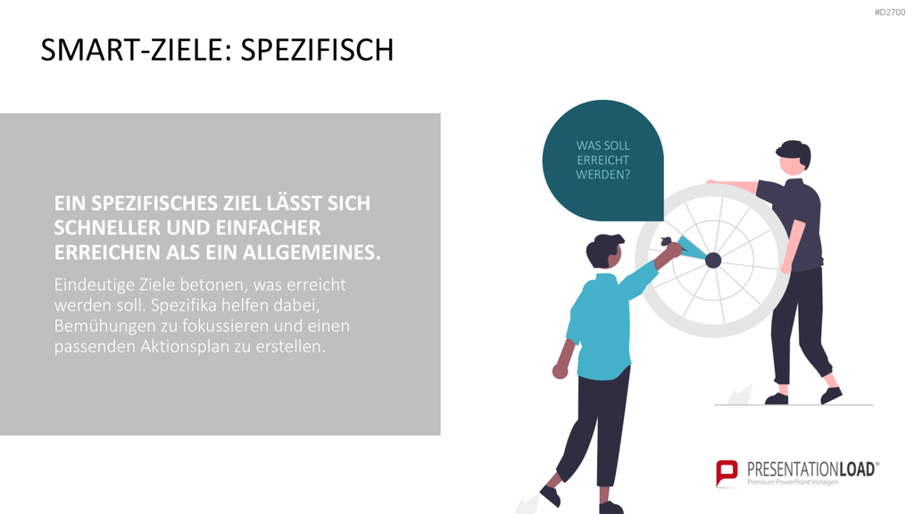 SMART Ziele PowerPoint-Vorlage