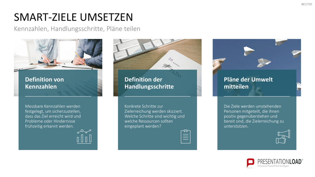 SMART Ziele PowerPoint-Vorlage
