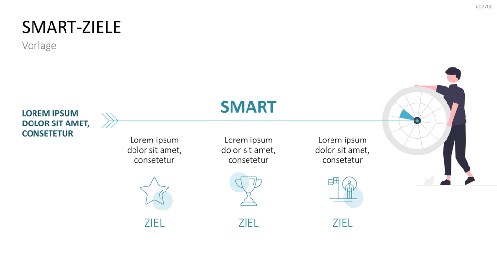 SMART Ziele PowerPoint-Vorlage