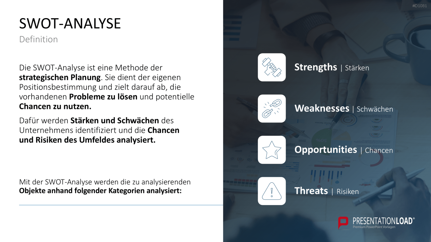 SWOT-Analyse PowerPoint-Vorlage