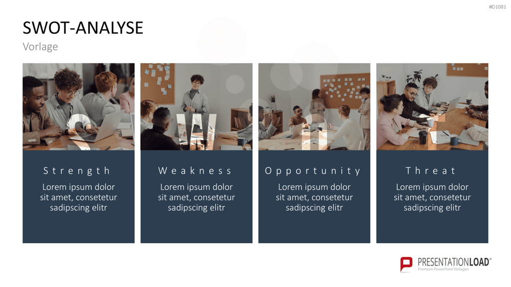 SWOT-Analyse PowerPoint-Vorlage