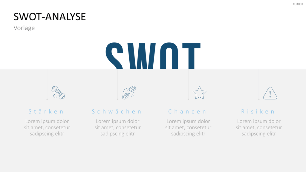 SWOT-Analyse PowerPoint-Vorlage