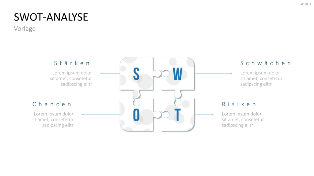 SWOT-Analyse PowerPoint-Vorlage