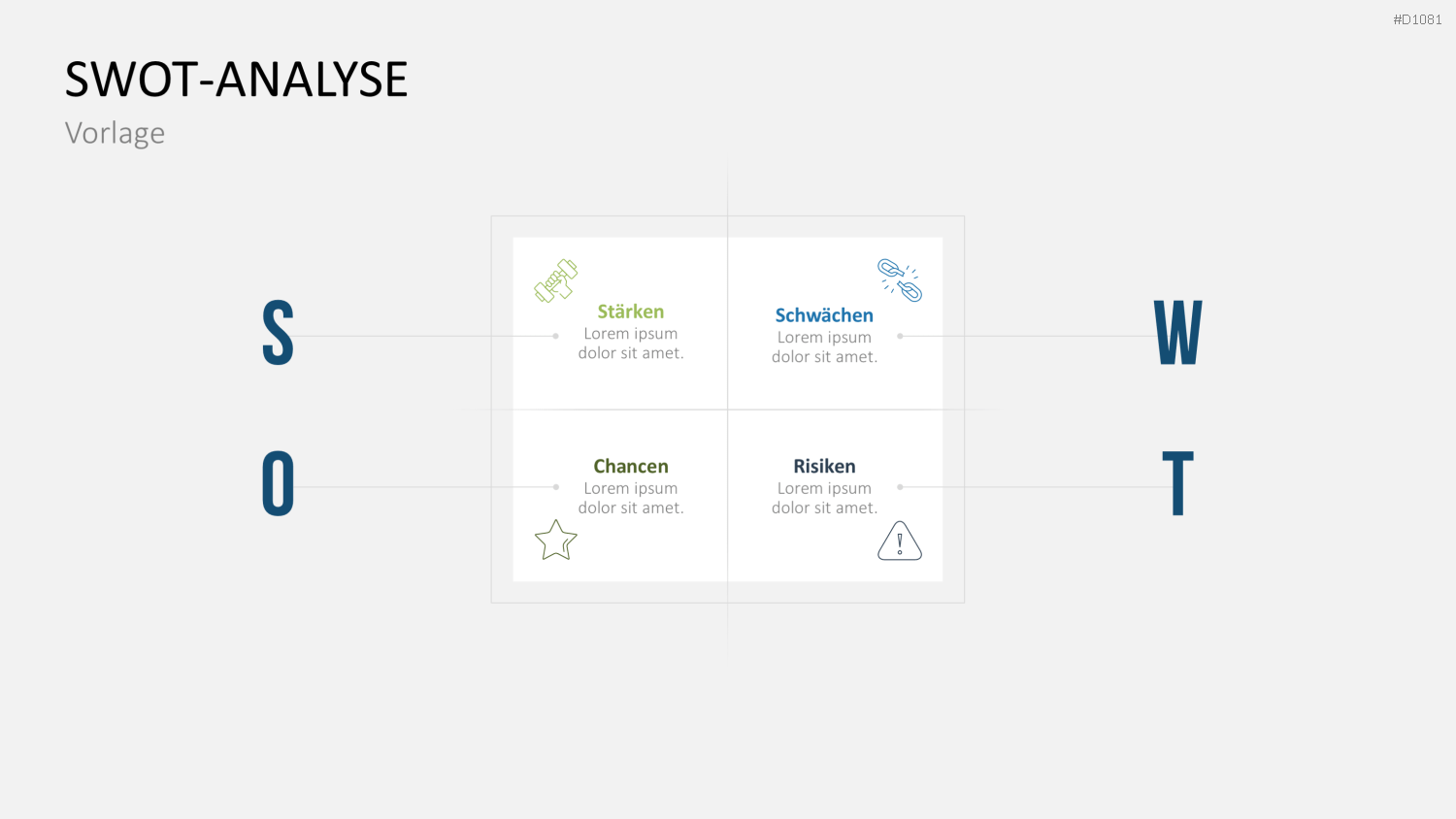 SWOT-Analyse PowerPoint-Vorlage