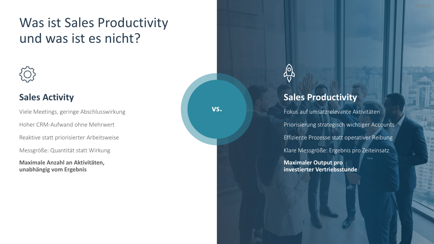 Sales Productivity PowerPoint-Vorlage
