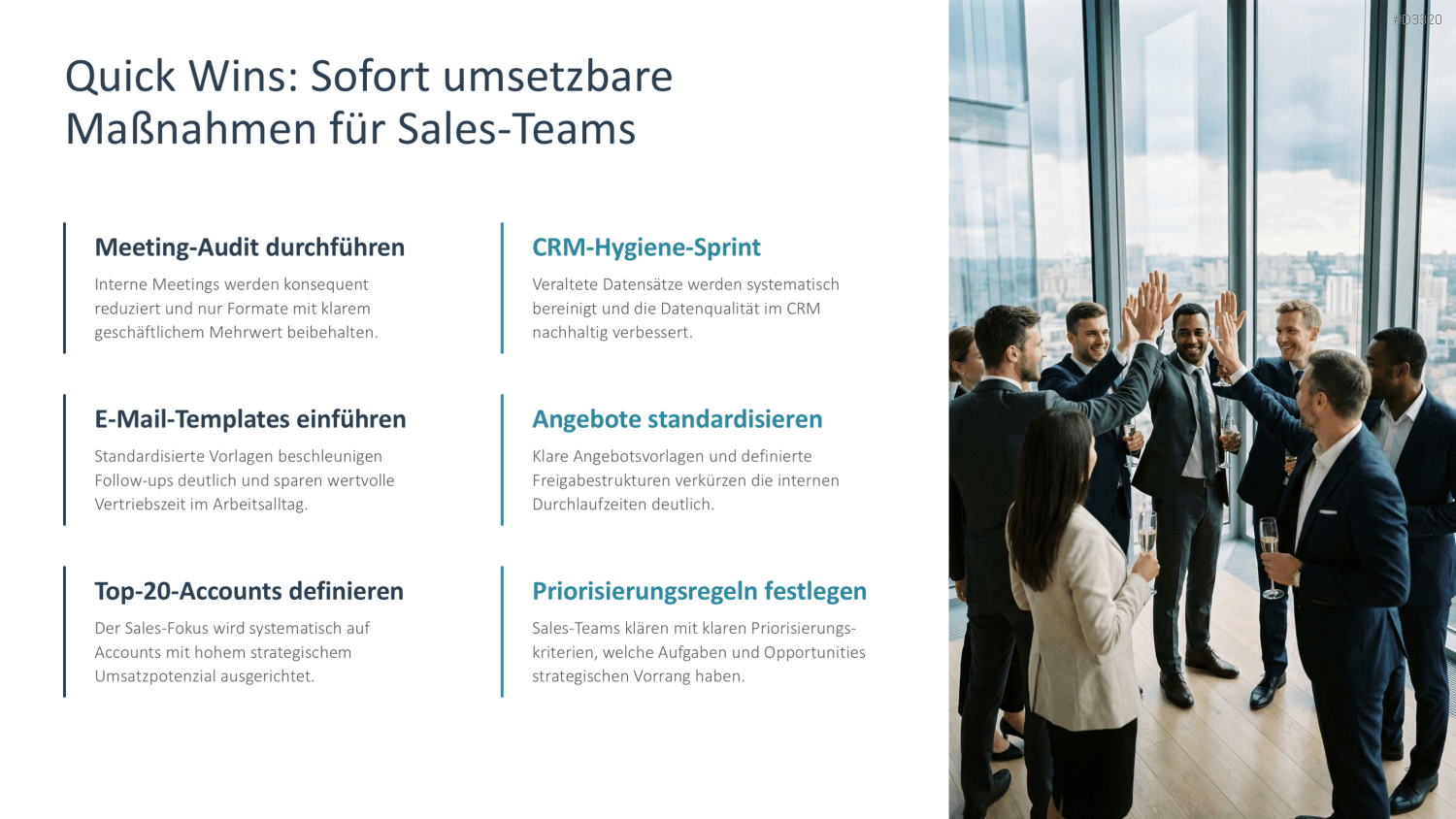 Sales Productivity PowerPoint-Vorlage