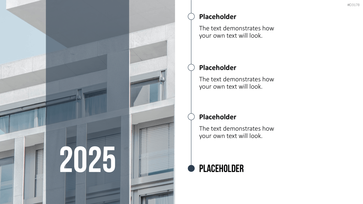 Scrolling Timeline PowerPoint-Vorlage
